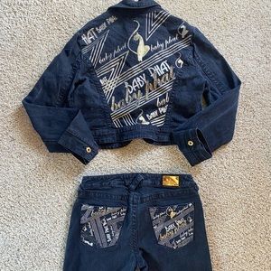 Vintage “Baby Phat” denim set
